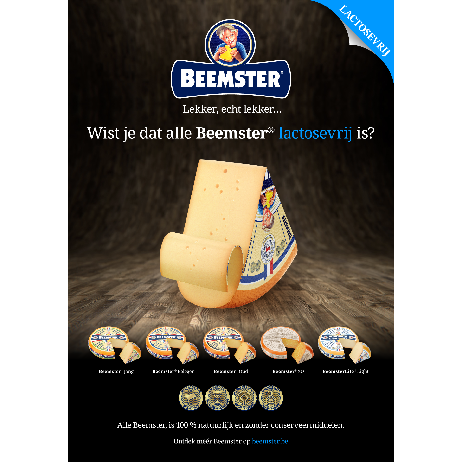 Beemster Affiche Lactose Vrij